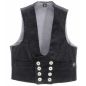 Preview: Trenkercord Weste schwarz