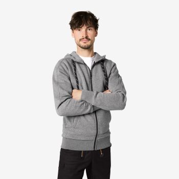 Sweater-Jacke mit Kapuze